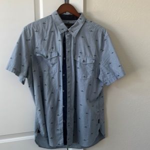 John Varvatos skull print shirt